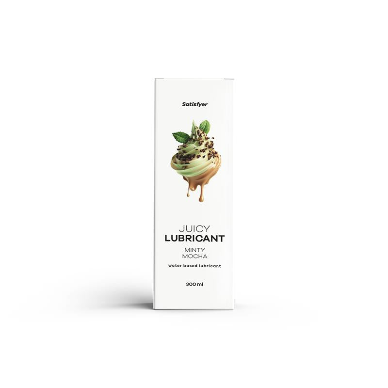 SATISFYER - LUBRICANTE BASE AGUA MINTY MOCHA 300 ML