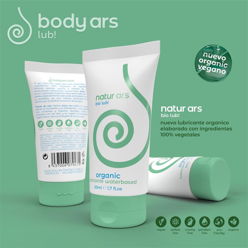 BODY ARS - LUBRICANTE ORGÁNICO VEGANO 50 ML