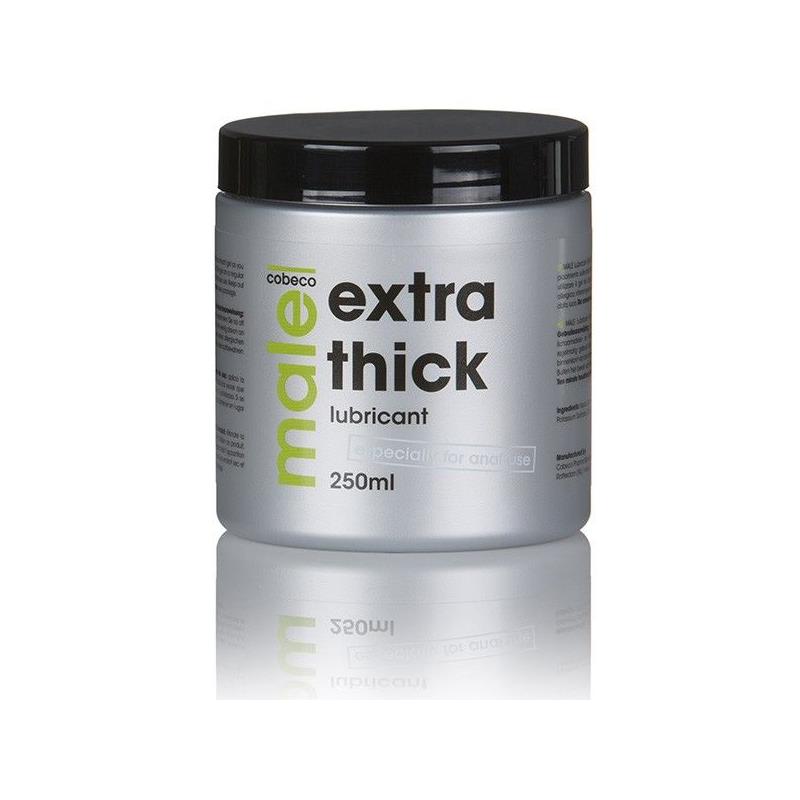 COBECO PHARMA - MALE LUBRICANTE BASE AGUA EXTRA THICK 250 ML