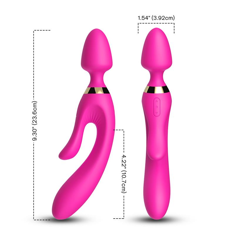 URBAN SKY - MASAJEADOR Y VIBRADOR ROSA