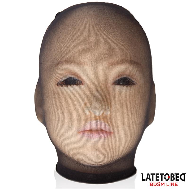 LATETOBED BDSM LINE - MÁSCARA TIPO MEDIA TALLA ÚNICA ELÁSTICO