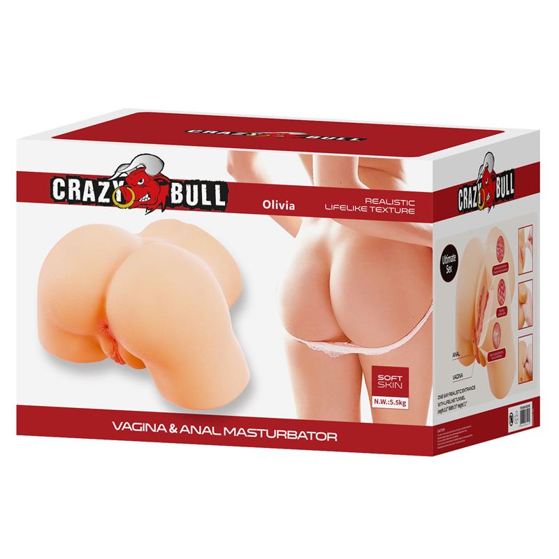 CRAZY BULL - MASTURBADOR ANO Y VAGINA 5.4 KG