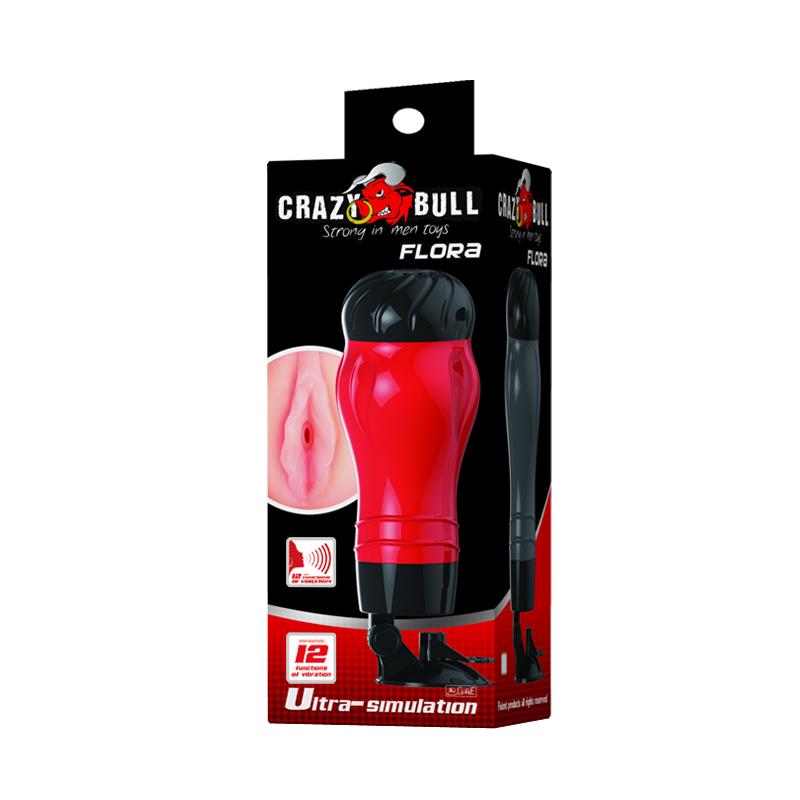CRAZY BULL - MASTURBADOR CON VIBRACION VAGINA