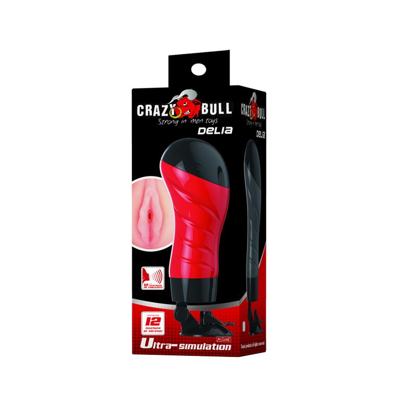 CRAZY BULL - MASTURBADOR CON VOZ Y VIBRACIÓN VAGINA