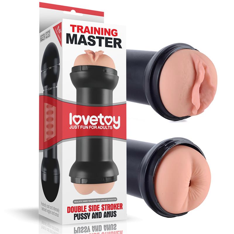 LOVETOY - MASTURBADOR DOBLE TRAINING VAGINA Y ANO