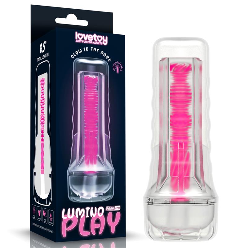 LOVETOY - MASTURBADOR LUMINO PLAY BRILLA EN LA OSCURIDAD 8.5