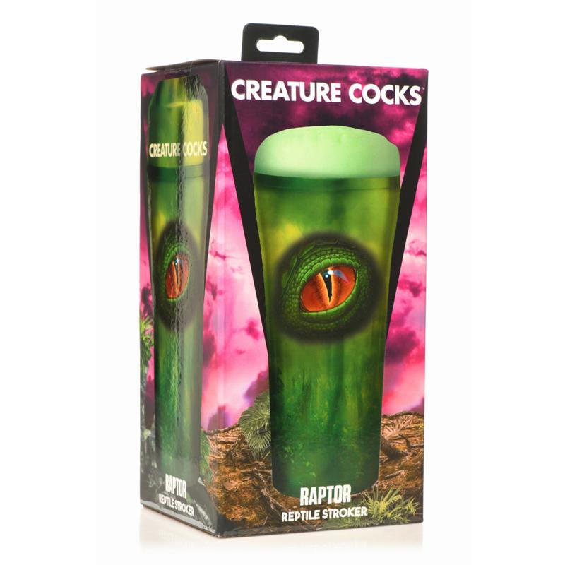 CREATURE COCKS - MASTURBADOR MANUAL RAPTOR REPTILE 8.7