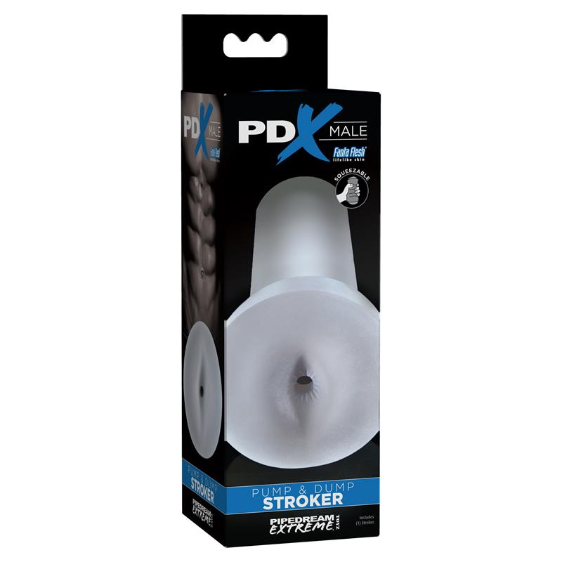 PDX MALE - MASTURBADOR MASCULINO TRANSPARENTE