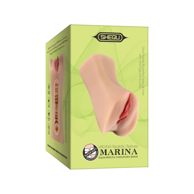 SHEQU - MASTURBADOR MASCULINO VAGINA MARINA SKIN