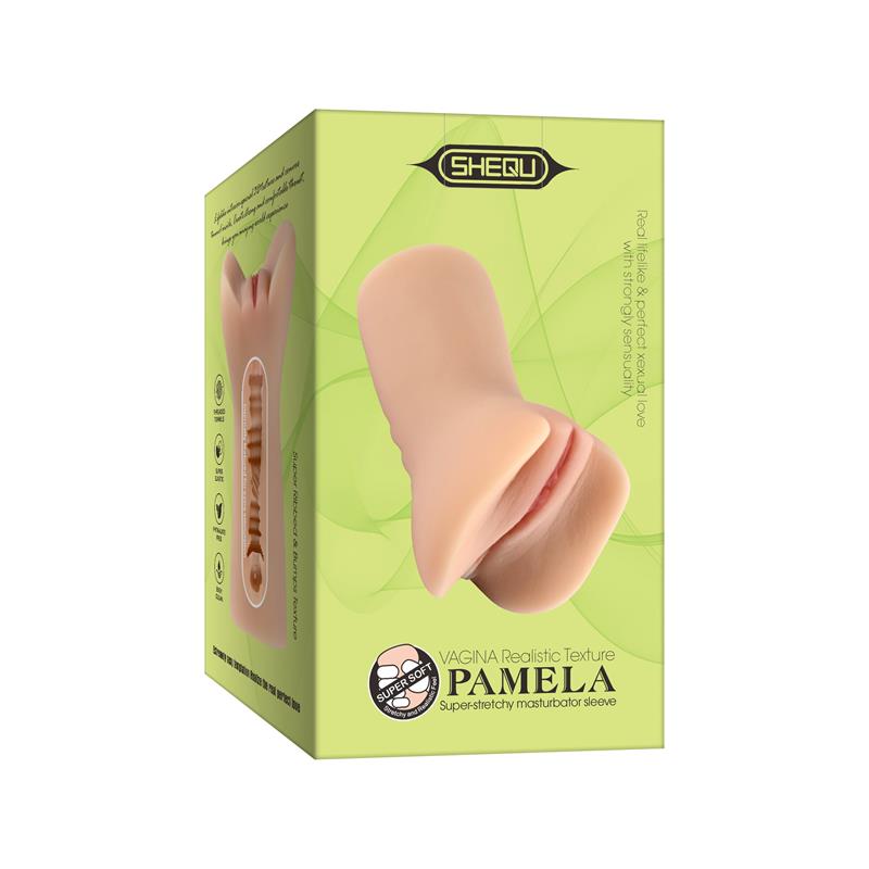 SHEQU - MASTURBADOR MASCULINO VAGINA PAMELA SKIN