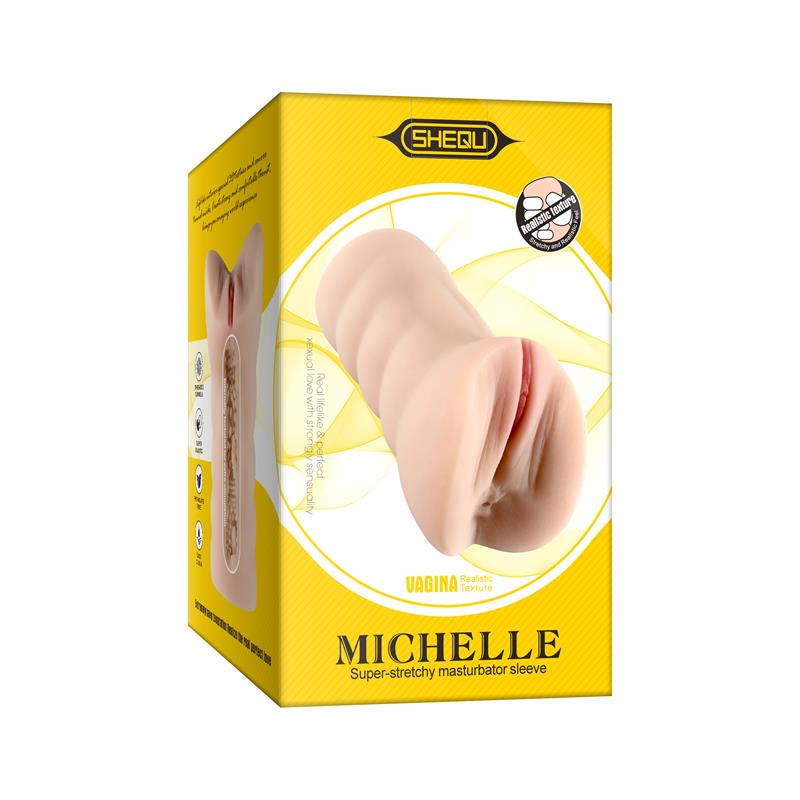 SHEQU - MASTURBADOR MASCULINO VAINGA MICHELLE SKIN
