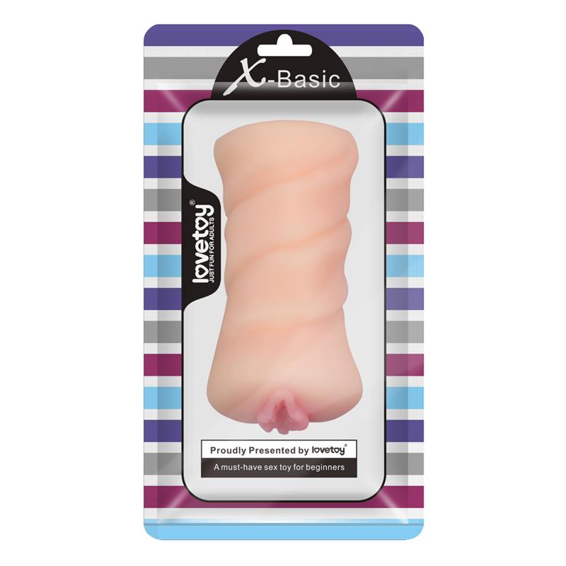 LOVETOY - MASTURBADOR MASCULINO X-BASIC POCKET PUSSY NATURAL