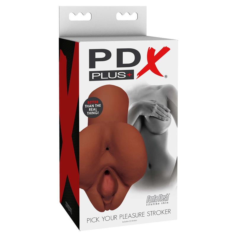 PDX PLUS+ - MASTURBADOR PICK YOUR PLEASURE BROWN SKIN