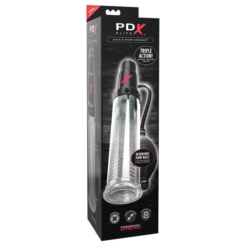 PDX ELITE - MASTURBADOR SUCK-N-PUMP STOKER
