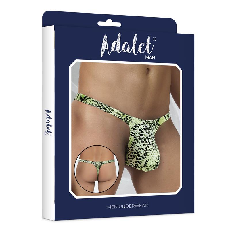 ADALET MAN - MAVER TANGA ESTAMPADO DE SERPIENTE