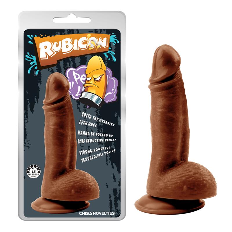 CHISA - MIGHTY RAVAGE DILDO 7.9 - 20CM MARRÓN