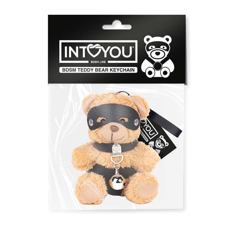 INTOYOU BDSM LINE - MIMI LLAVERO DE OSITO BDSM CON COLLAR Y CASCABEL