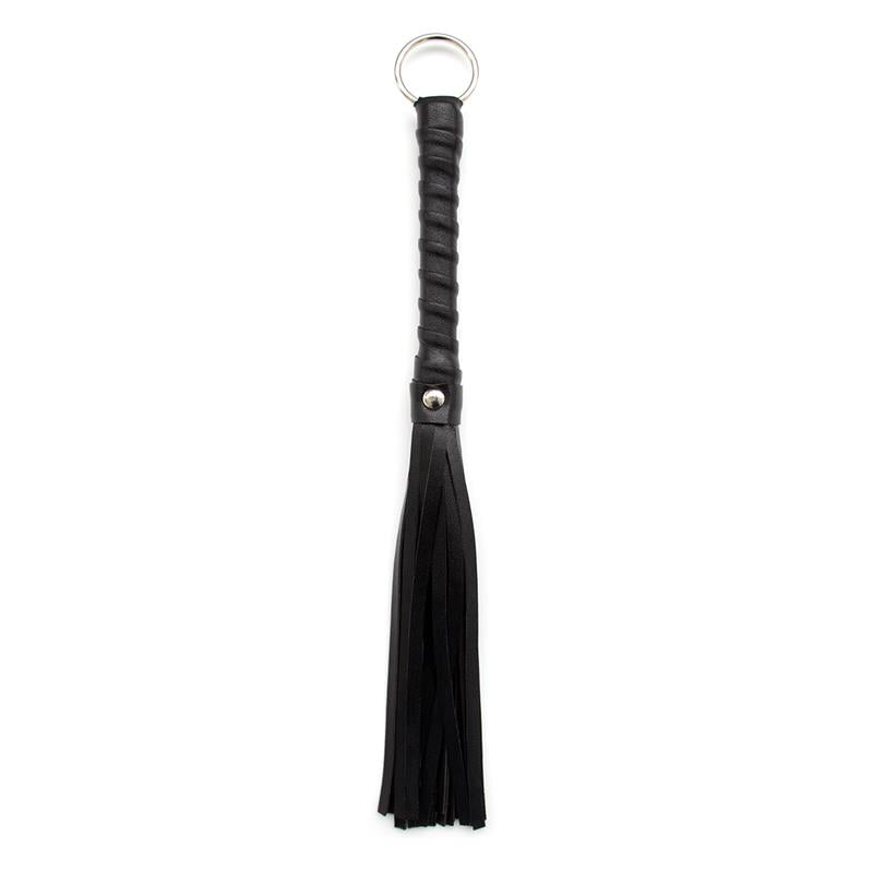 LATETOBED BDSM LINE - MINI FLOGGER 28 CM NEGRO