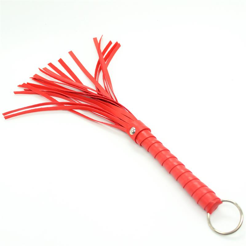 LATETOBED BDSM LINE - MINI FLOGGER 28 CM RED