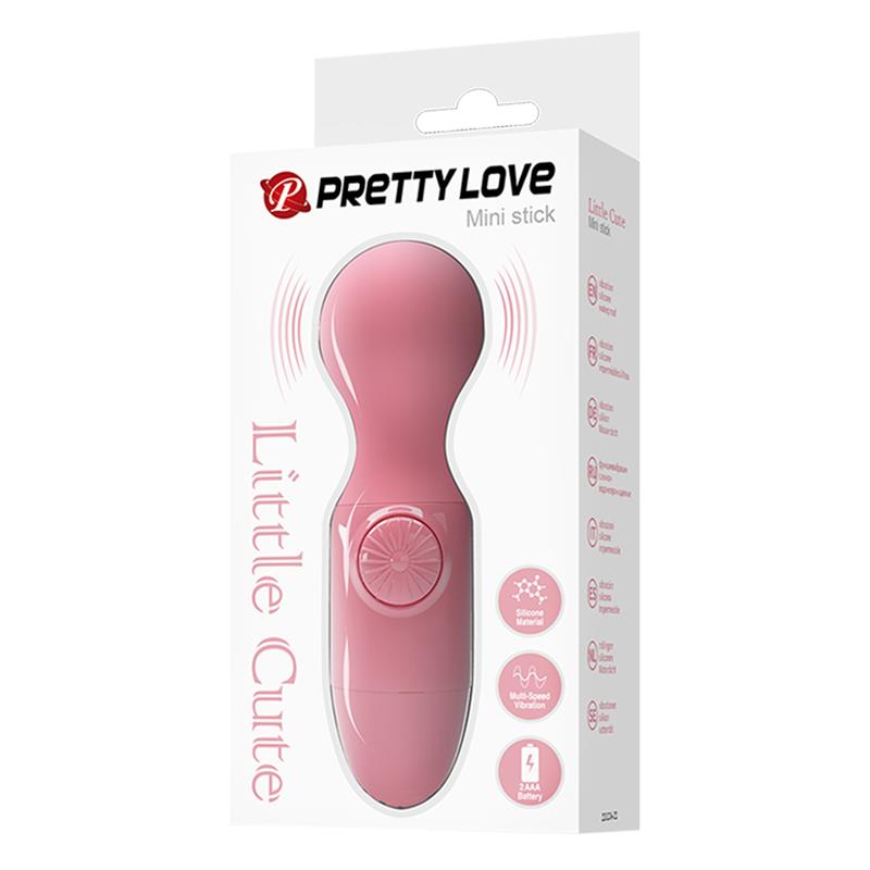 PRETTYLOVE - MINI MASAJEADOR LITTLE CUTE ROSA