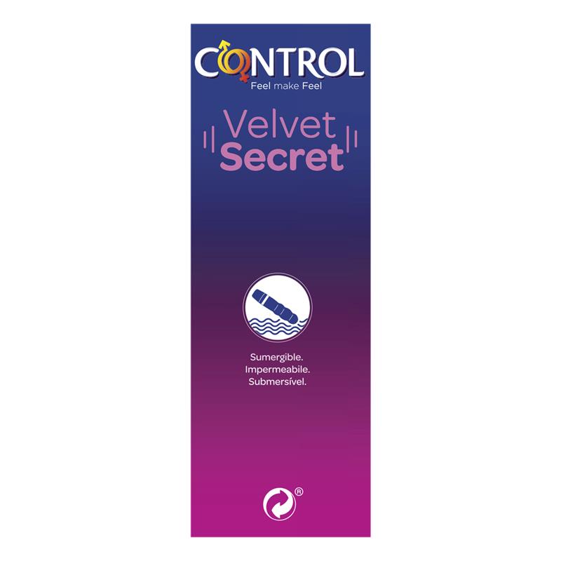 CONTROL - MINI VIBRADOR VELVET SECRET 5 FUNCIONES