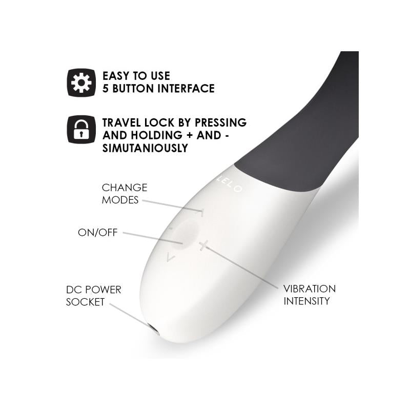 LELO - MONA WAVE VIBRADOR PUNTO G NEGRO
