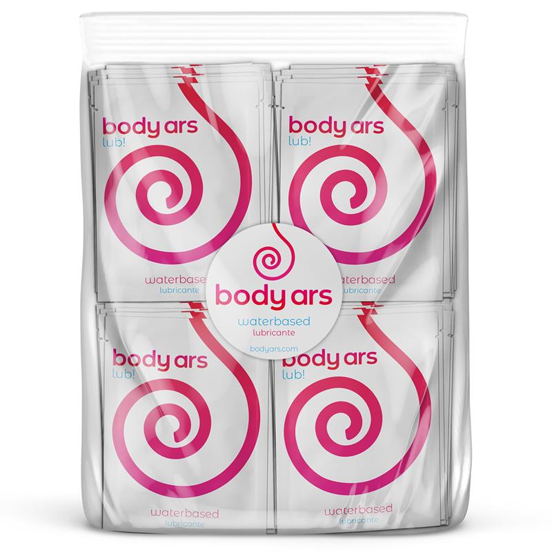 BODY ARS - MONODOSIS GEL LUBRICANTE BASE AGUA NATURAL 100 X 4 ML