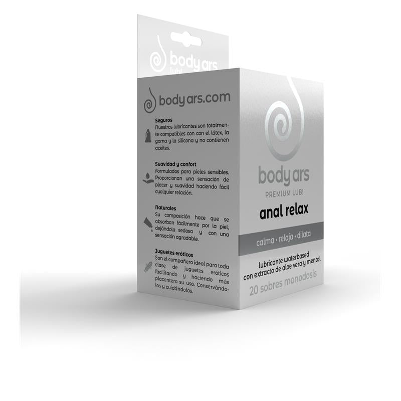 BODY ARS - MONODOSIS GEL RELAJANTE ANAL BASE AGUA 20 X 4 ML