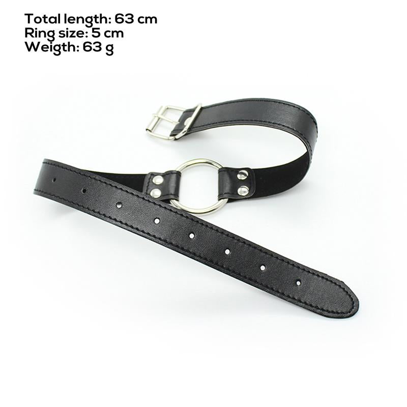 LATETOBED BDSM LINE - MORDAZA CON ARO DE METAL ARO: 5 CM