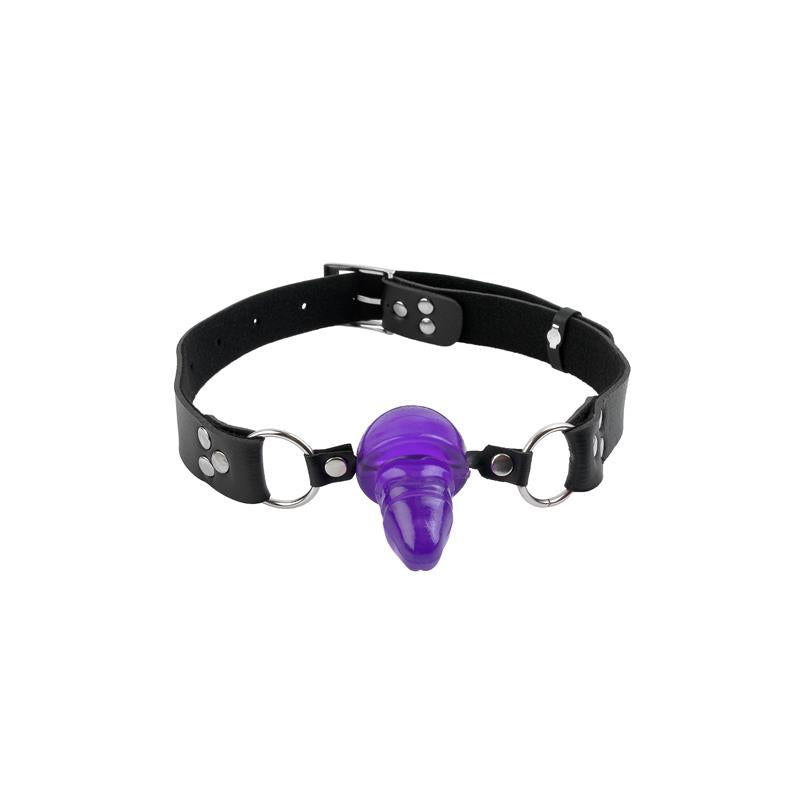 FETISH FANTASY SERIES - MORDAZA FORMA PENE PÚRPURA