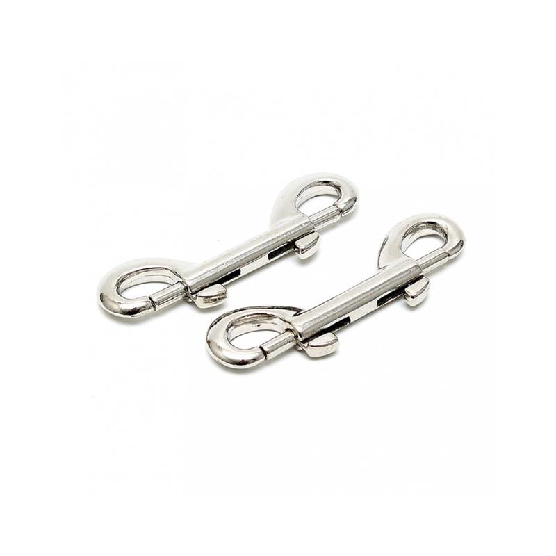 BONDAGE PLAY - MOSQUETONES DOBLES DE ACERO