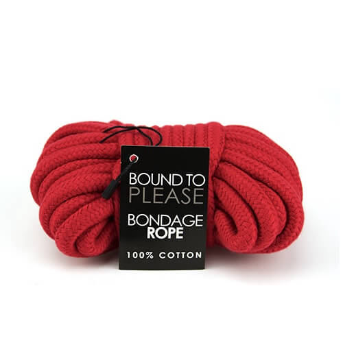 BOUND TO PLEASE - BONDAGE ROPE RED