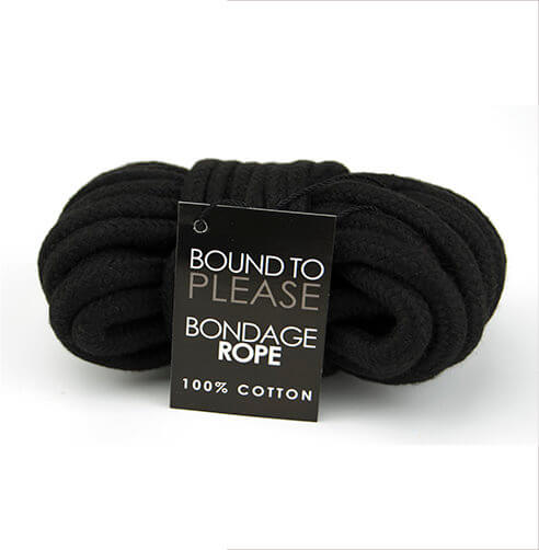 BOUND TO PLEASE - BONDAGE ROPE BLACK
