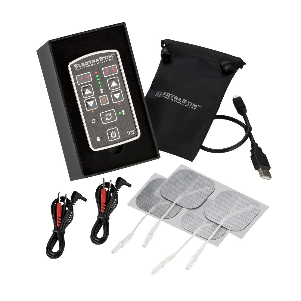 ELECTRASTIM - FLICK DUO STIMULATOR PACK EM80-E