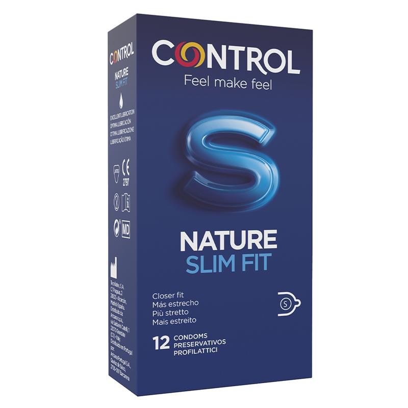 CONTROL - NATURE SLIM FIT 12 UNIDADES