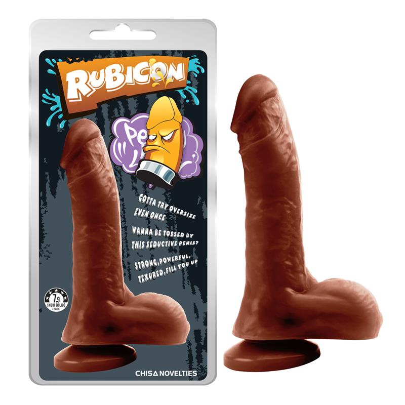 CHISA - NIGHT CLUB DILDO 7.9 - 20CM MARRÓN