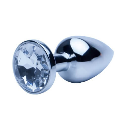 PRECIOUS METALS - SILVER BUTT PLUG-SMALL