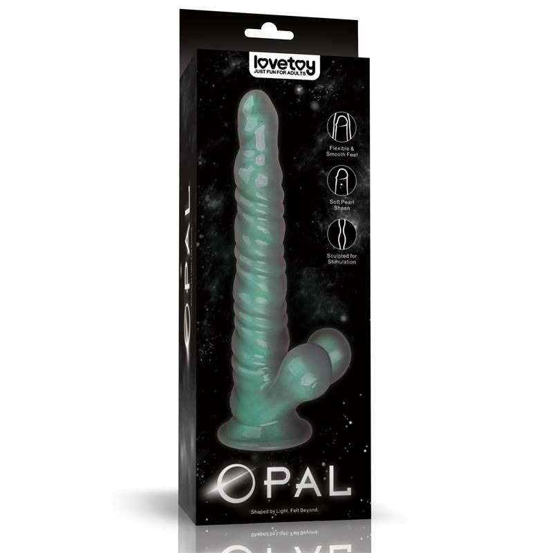 LOVETOY - OPAL PEARL SHEEN DILDO VERDER 11