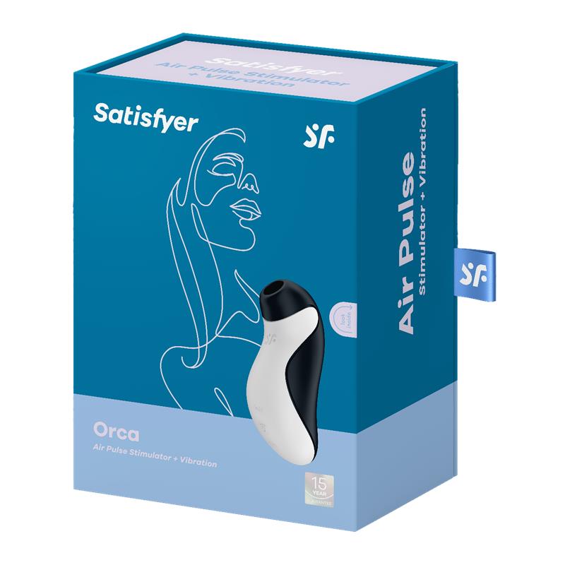 SATISFYER - ORCA SUCCIONADOR DE CLÍTORIS DOUBLE AIR PULSE