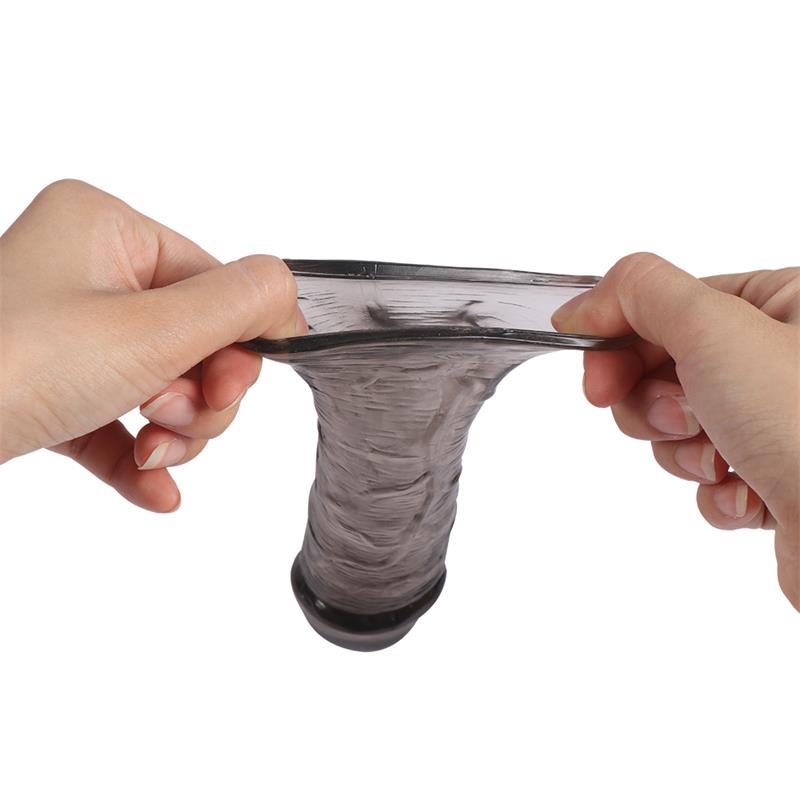 SHEQU - PACK 3 FUNDAS PARA EL PENE ALEX COLOR NEGRO