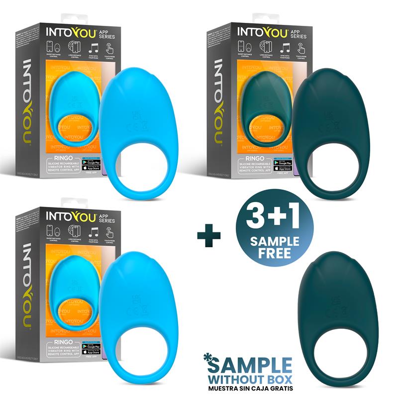 INTOYOU APP SERIES - PACK RINGO ANILLO VIBRADOR CON APP UNIBODY