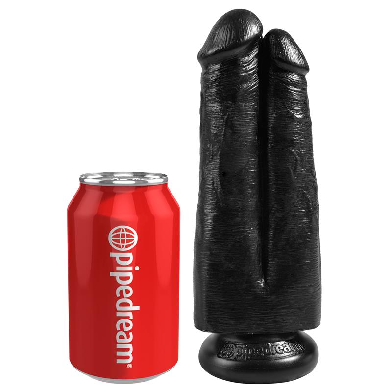 KING COCK - PENE DOBLE TWO COCKS ONE HOLE NEGRO 7