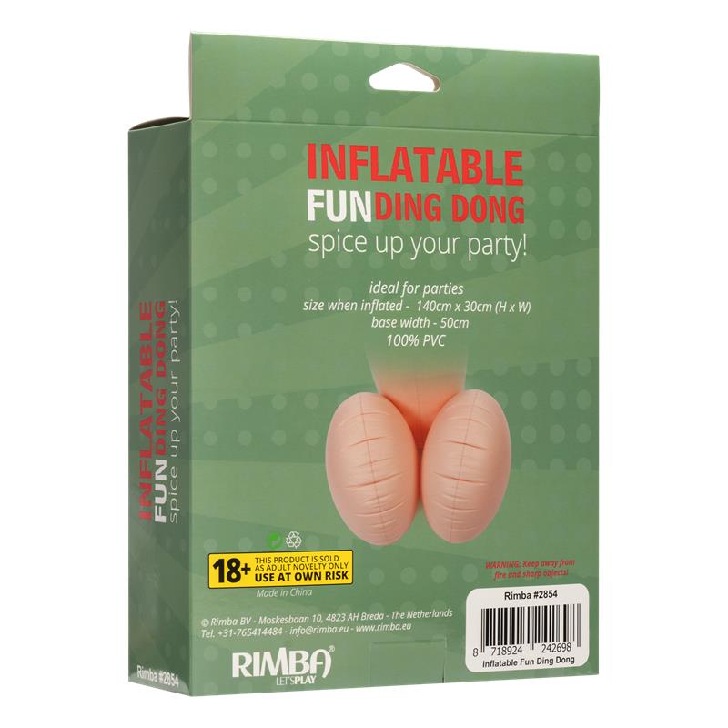 INFLATABLE FUN - PENE HINCHABLE DING DONG SPICE UP YOUR PARTY 140 CM