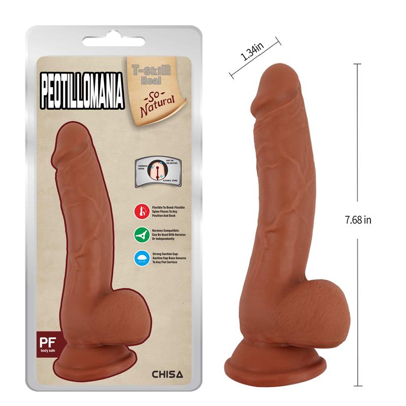 CHISA - PEOTILLOMANIA DILDO DUAL DENSITY BRONCEADO 19.5CM