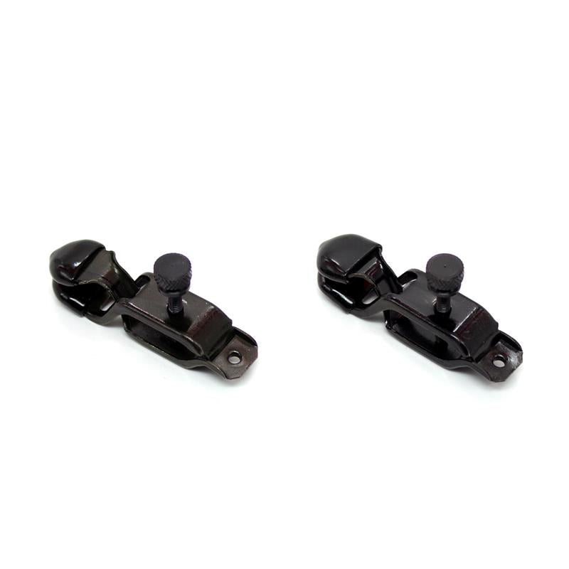 LATETOBED BDSM LINE - PINZAS PARA PEZONES AJUSTABLES METAL NEGRAS