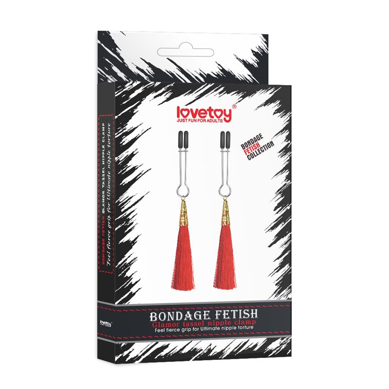 LOVETOY - PINZAS PARA PEZONES ROJO