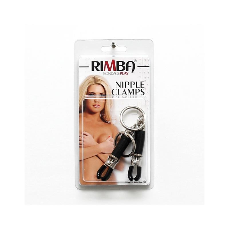 BONDAGE PLAY - PINZAS PARA PEZONES SIN CADENA AJUSTABLES