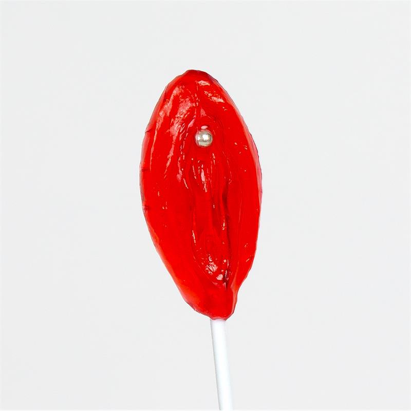 SECRET PLAY - PIRULETA DE FRESA EN FORMA DE VAGINA