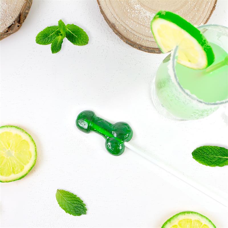 SECRET PLAY - PIRULETA DE PENE SABOR MOJITO CON ALCOHOL