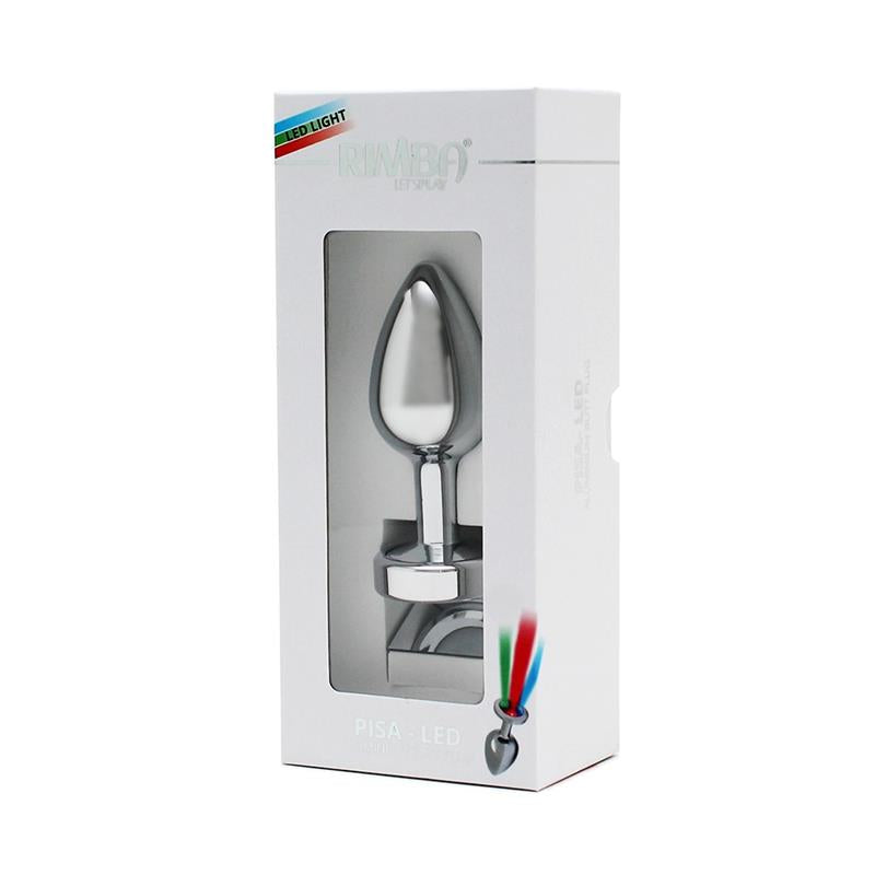 BONDAGE PLAY - PLUG ANAL CON LUCES LED PISA